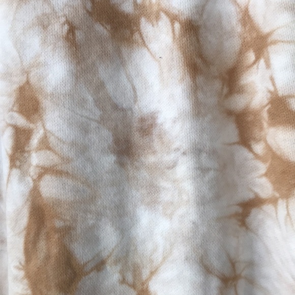 Madewell pullover tie dye tan & white sweatshirt sz Small - Picture 6 of 6